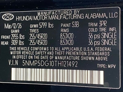 2026 Hyundai Santa Fe Hybrid Calligraphy
