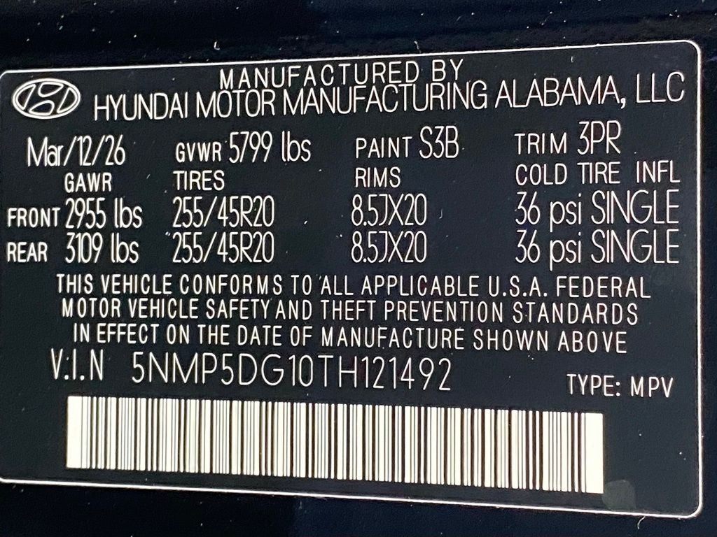 2026 Hyundai Santa Fe Hybrid Calligraphy