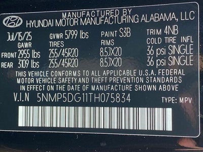 2026 Hyundai Santa Fe Hybrid Calligraphy