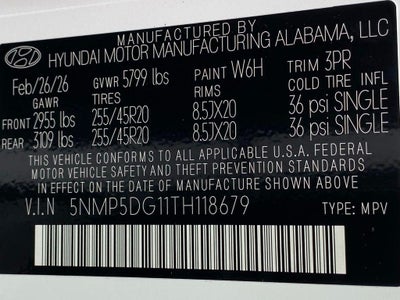 2026 Hyundai Santa Fe Hybrid Calligraphy