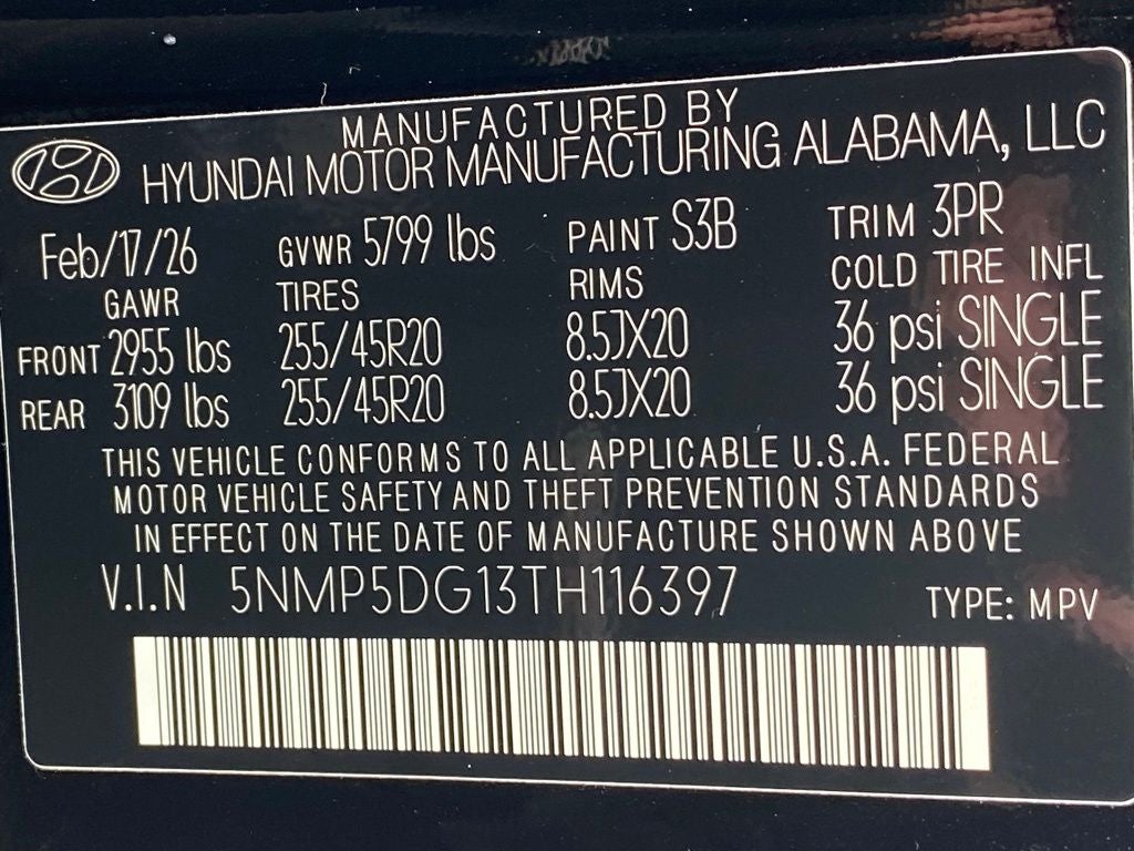 2026 Hyundai Santa Fe Hybrid Calligraphy