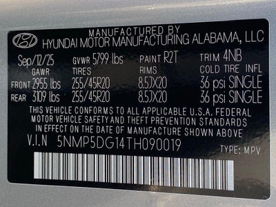 2026 Hyundai Santa Fe Hybrid Calligraphy