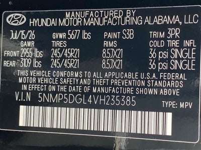 2027 Hyundai Santa Fe Calligraphy