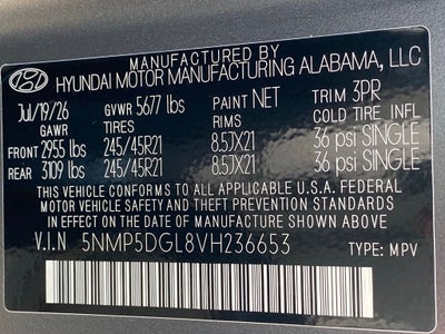 2027 Hyundai Santa Fe Calligraphy