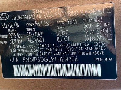 2026 Hyundai Santa Fe Calligraphy