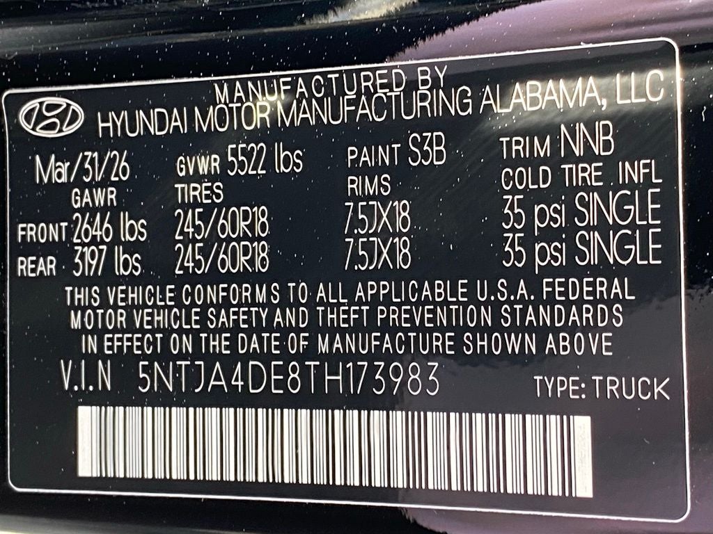 2026 Hyundai Santa Cruz SE