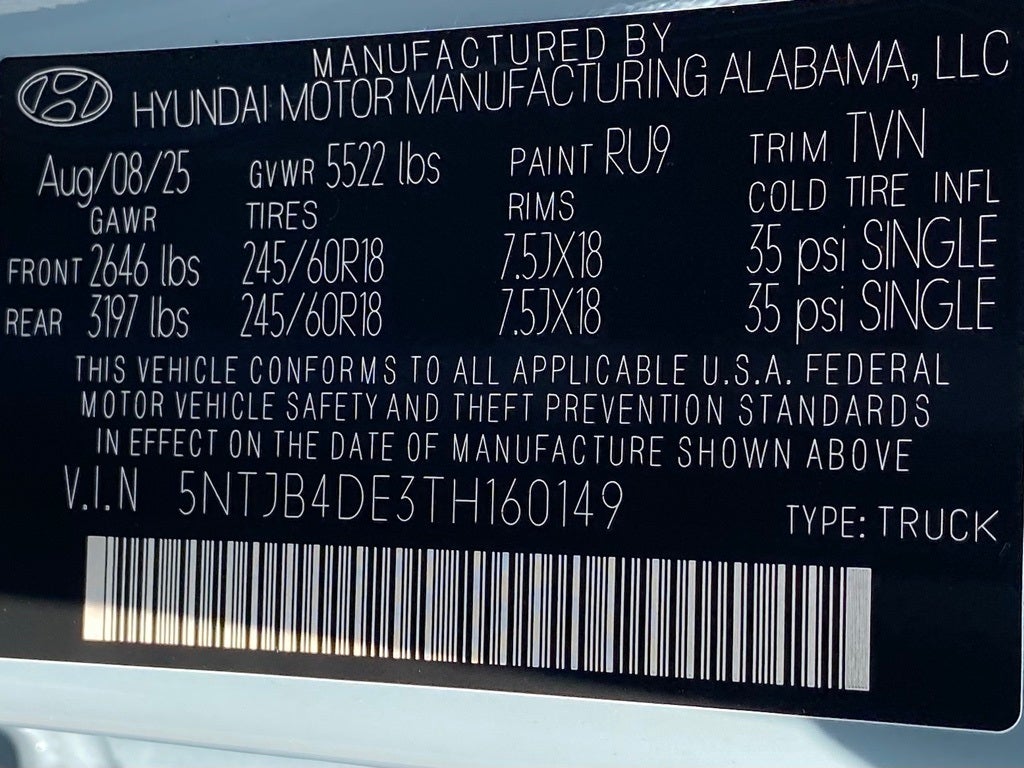 2026 Hyundai Santa Cruz SEL FWD