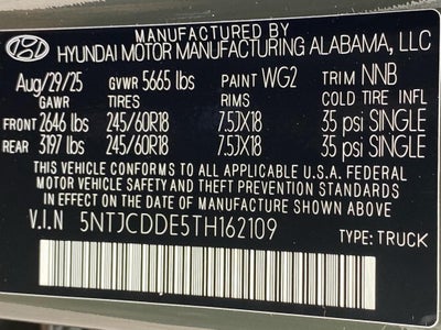 2026 Hyundai Santa Cruz SEL Activity AWD