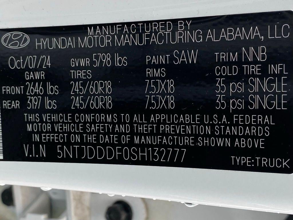 2025 Hyundai Santa Cruz XRT