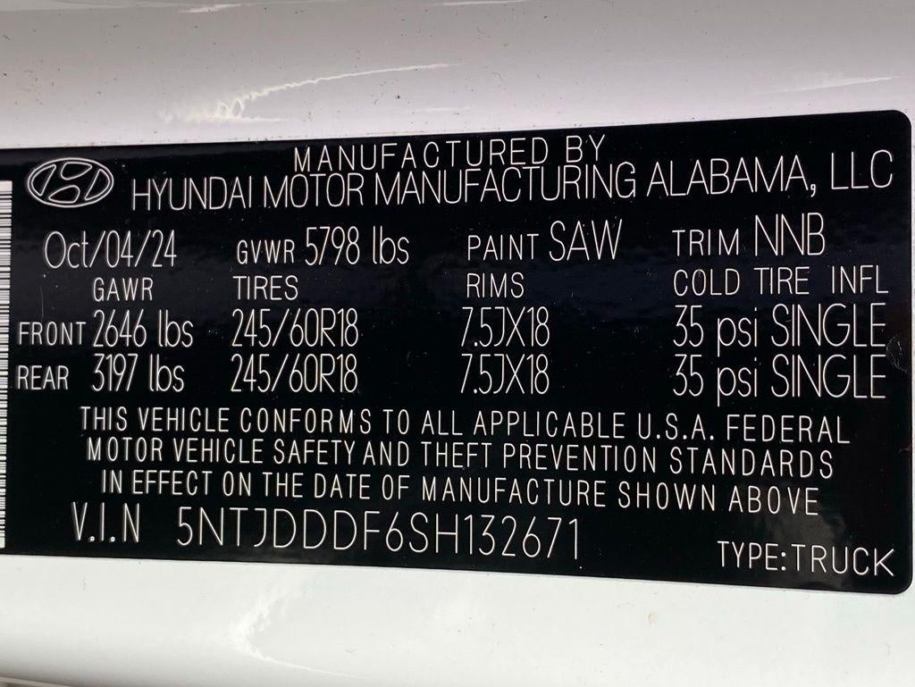 2025 Hyundai Santa Cruz XRT