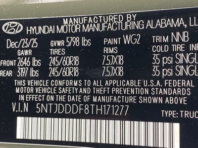2026 Hyundai Santa Cruz XRT