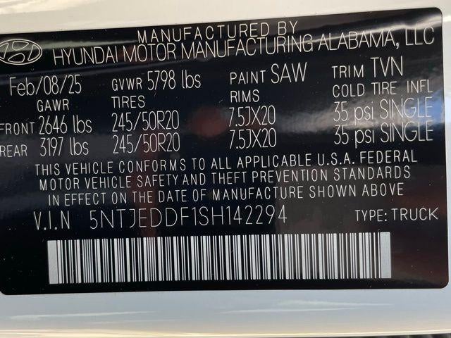 2025 Hyundai Santa Cruz Limited