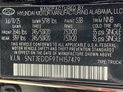 2026 Hyundai Santa Cruz Limited