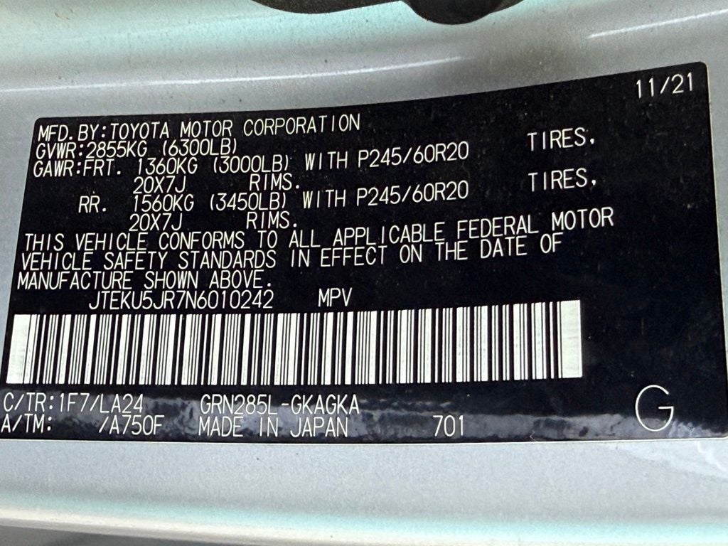 2022 Toyota 4Runner Limited