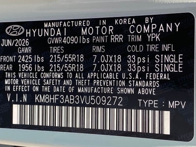 2027 Hyundai Kona SEL Sport