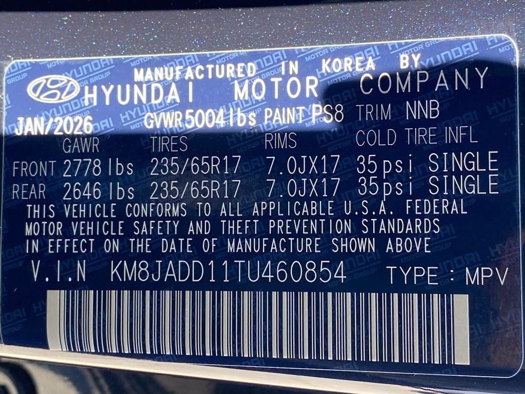 2026 Hyundai Tucson Hybrid Blue SE
