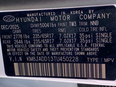 2026 Hyundai Tucson Hybrid Blue