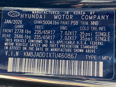 2026 Hyundai Tucson Hybrid Blue SE