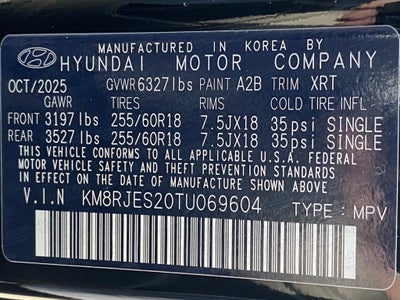 2026 Hyundai Palisade XRT Pro