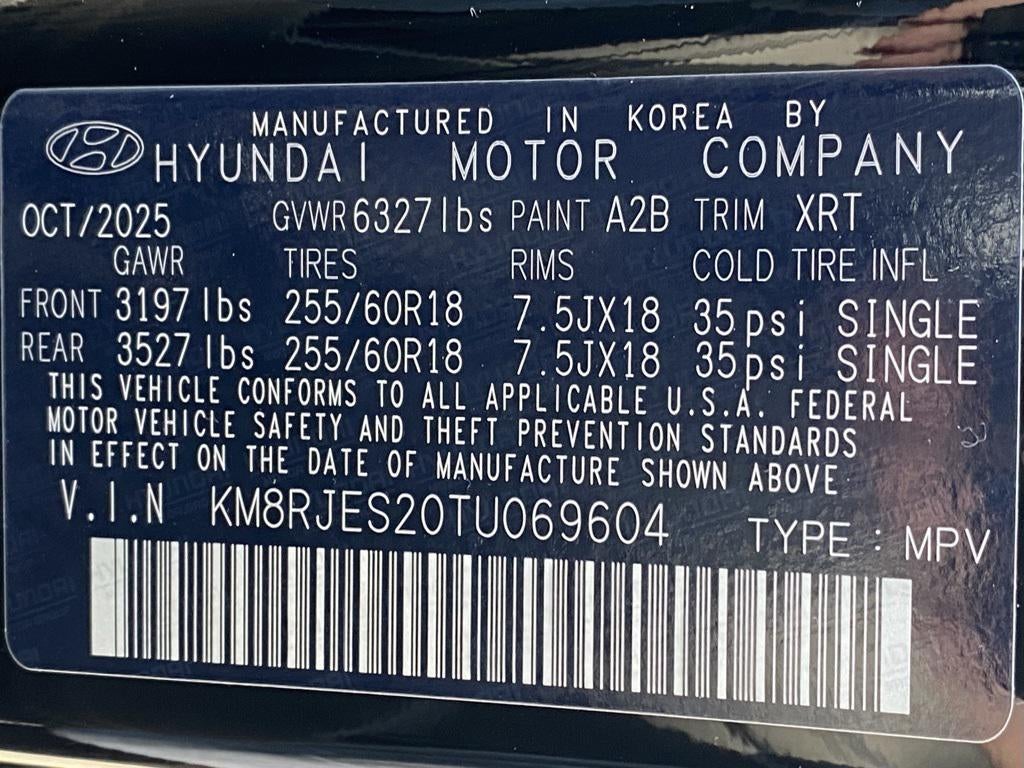 2026 Hyundai Palisade XRT Pro
