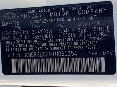 2026 Hyundai Palisade XRT Pro