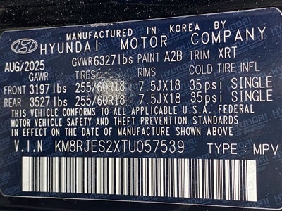 2026 Hyundai Palisade XRT Pro