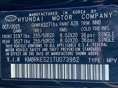 2026 Hyundai Palisade Limited AWD