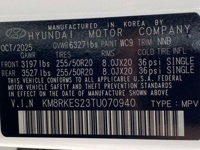 2026 Hyundai Palisade Limited AWD