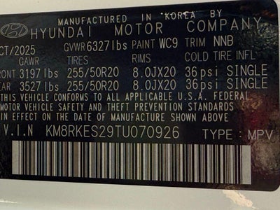 2026 Hyundai Palisade Limited AWD