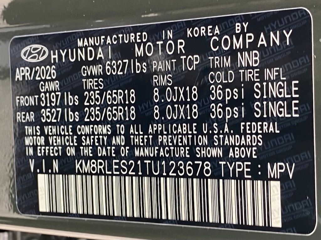 2026 Hyundai Palisade SEL 7 Passenger