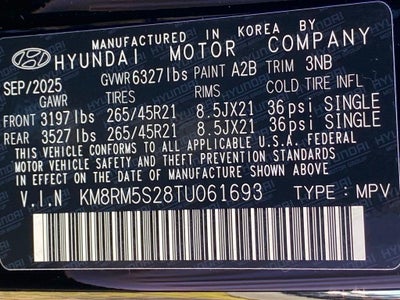 2026 Hyundai Palisade Calligraphy FWD