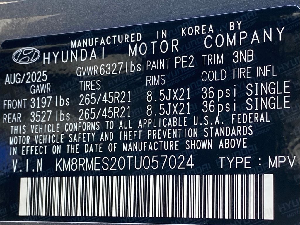 2026 Hyundai Palisade Calligraphy AWD