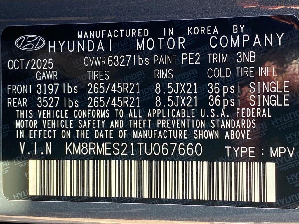2026 Hyundai Palisade Calligraphy AWD