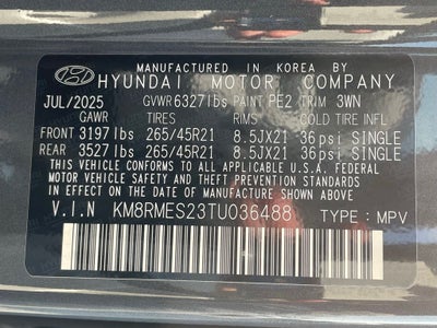 2026 Hyundai Palisade Calligraphy