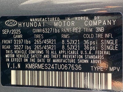 2026 Hyundai Palisade Calligraphy AWD