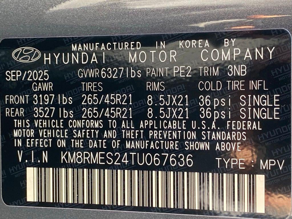 2026 Hyundai Palisade Calligraphy AWD