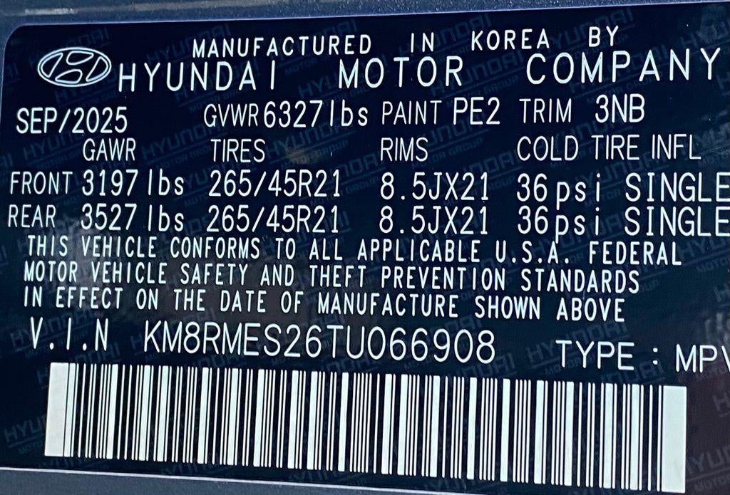 2026 Hyundai Palisade Calligraphy AWD