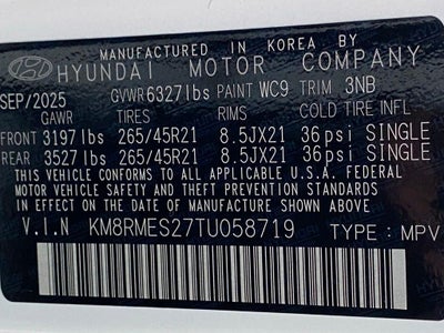 2026 Hyundai Palisade Calligraphy AWD
