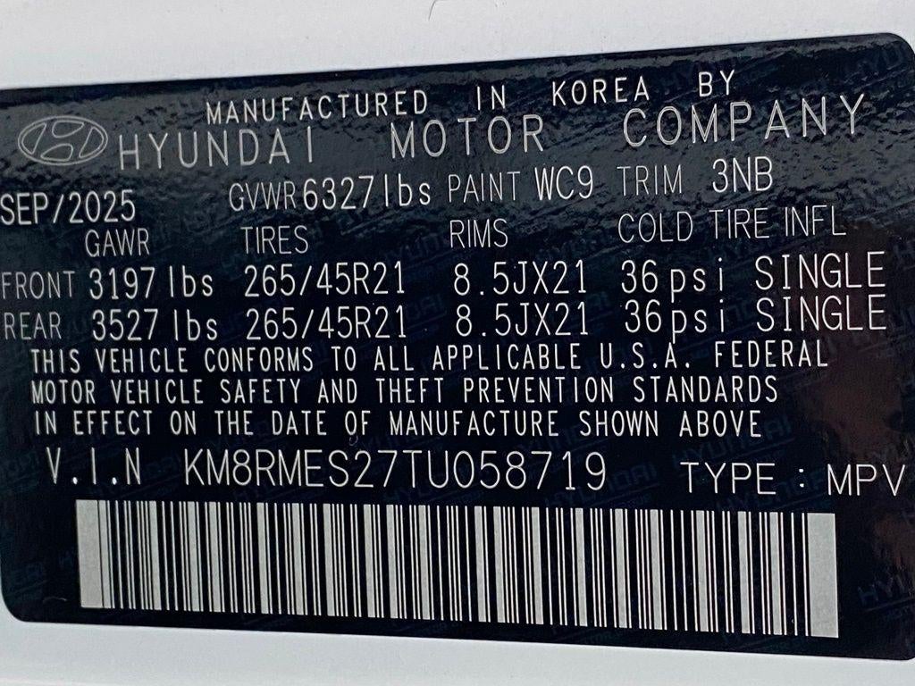 2026 Hyundai Palisade Calligraphy AWD