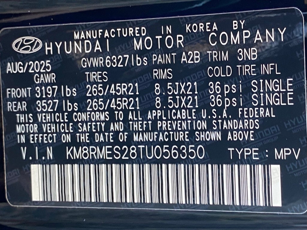 2026 Hyundai Palisade Calligraphy AWD