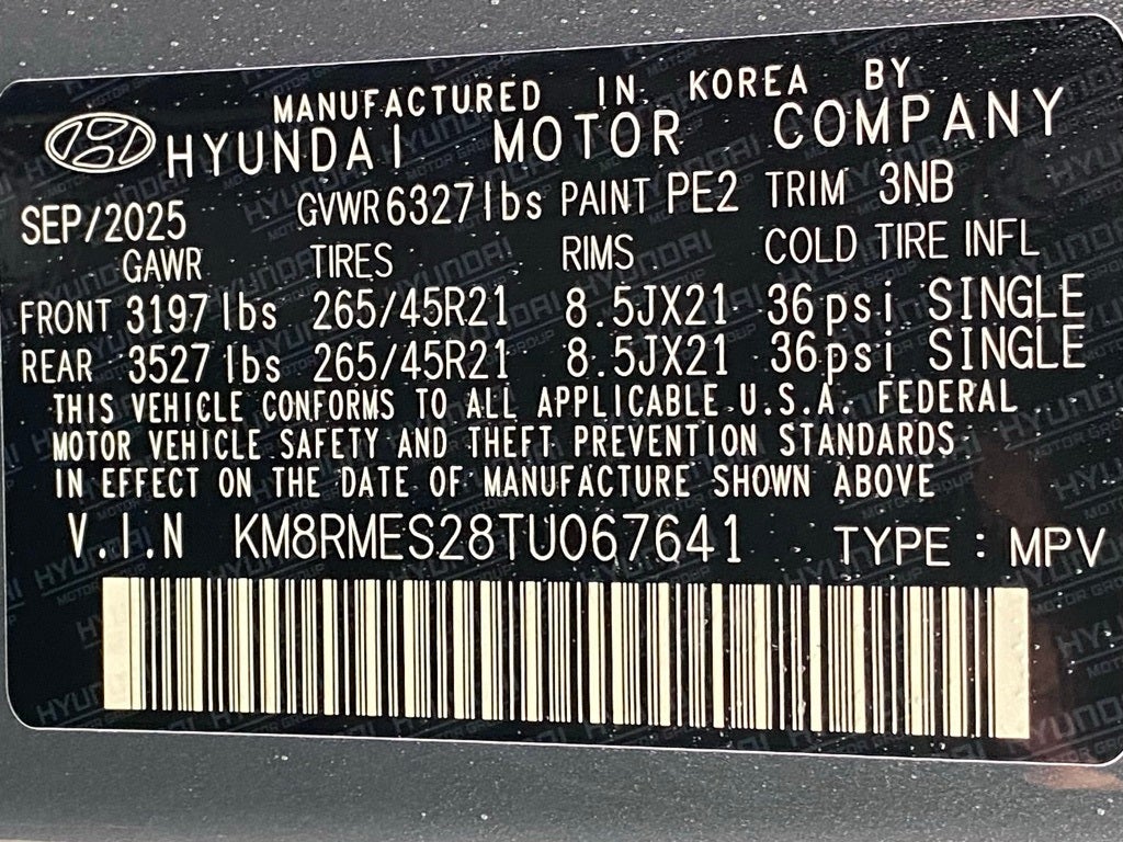 2026 Hyundai Palisade Calligraphy AWD