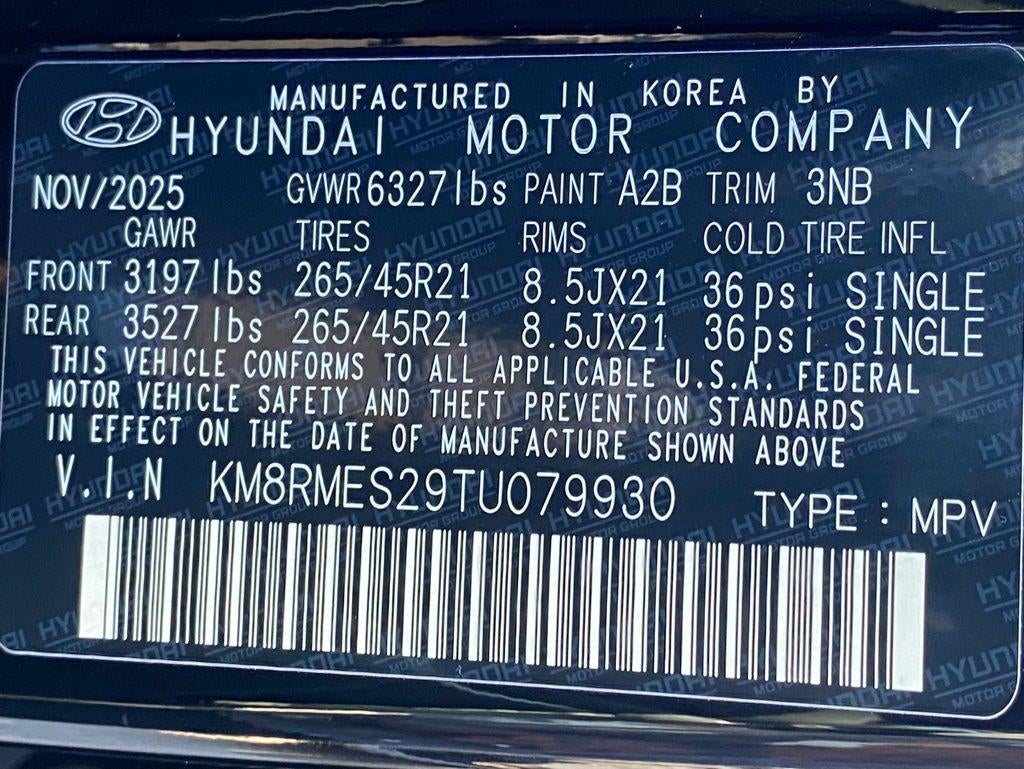 2026 Hyundai Palisade Calligraphy AWD