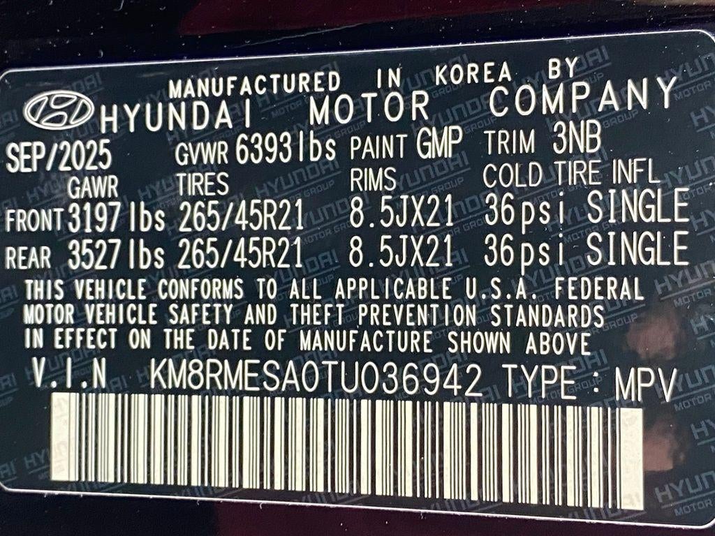 2026 Hyundai Palisade Hybrid Calligraphy