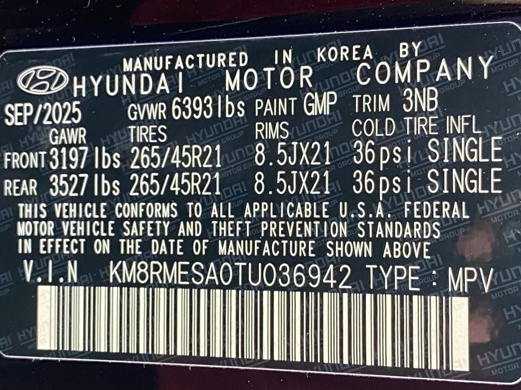 2026 Hyundai Palisade Hybrid Calligraphy