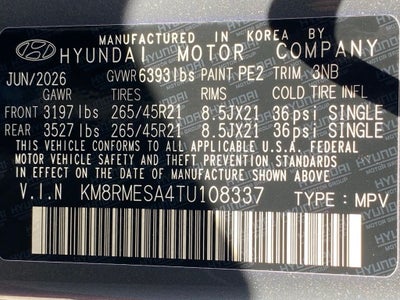 2026 Hyundai Palisade Hybrid Calligraphy