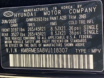 2027 Hyundai Palisade Hybrid Calligraphy