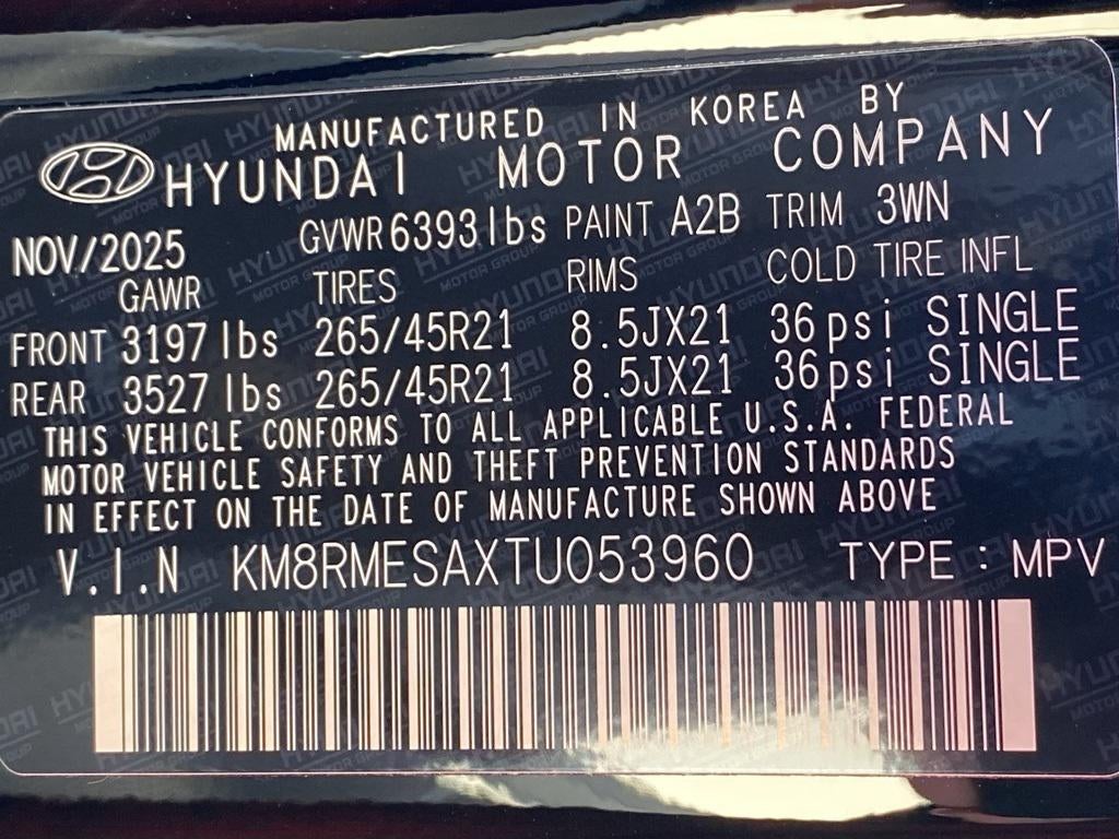 2026 Hyundai Palisade Hybrid Calligraphy