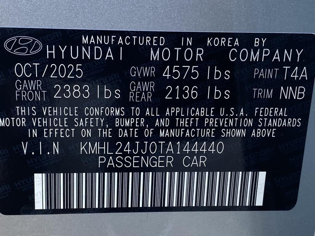 2026 Hyundai Sonata Hybrid Blue