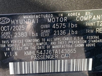 2026 Hyundai Sonata Hybrid Limited