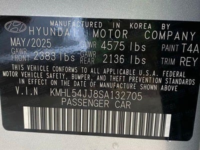 2025 Hyundai Sonata Hybrid Limited